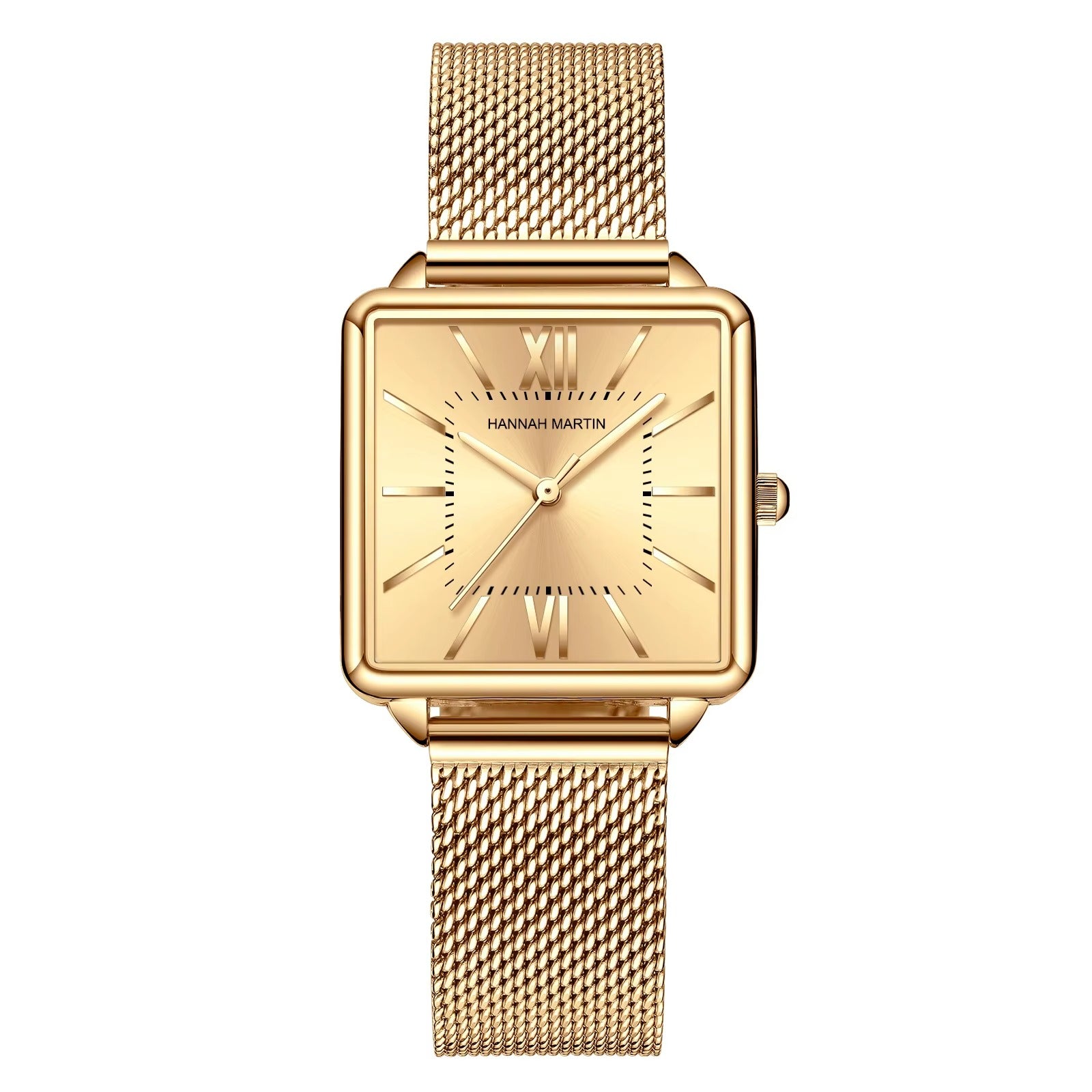 Quadratisch minimalistische Mesh Armbanduhr "Orologio regalo per donna no.5146" - PITANI