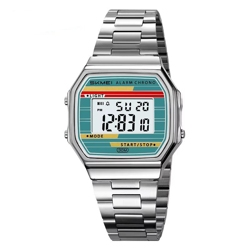 Digitale Edelstahl Armbanduhr "Cronometro digitale no.5227“ - PITANI