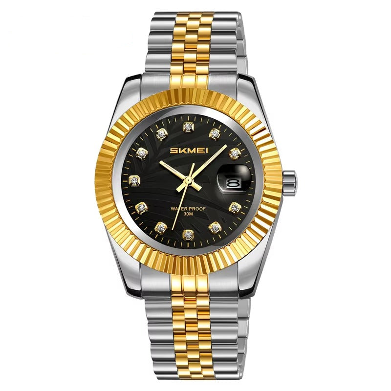 Elegante Edelstahl Armbanduhr "Orologio verde di Moda no.5306“ - PITANI