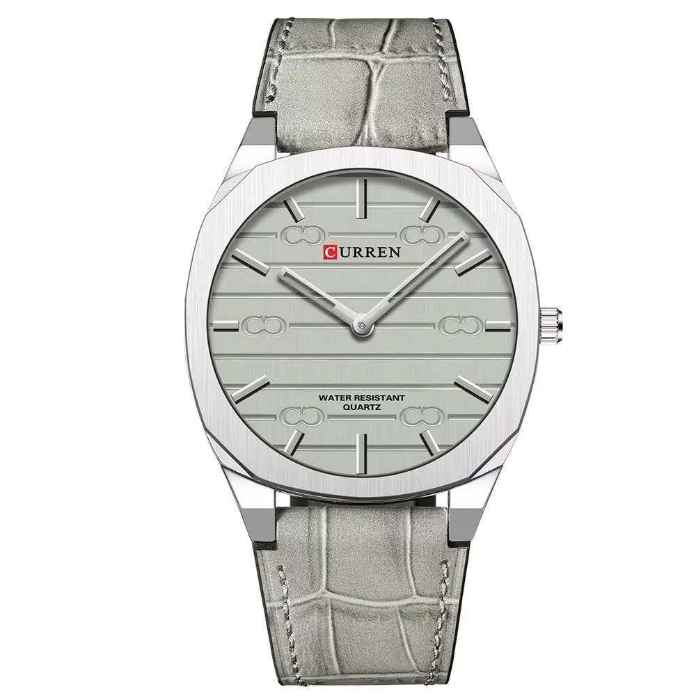 Minimalistisch moderne Leder Armbanduhr "Sottile alla moda no.5224“ - PITANI