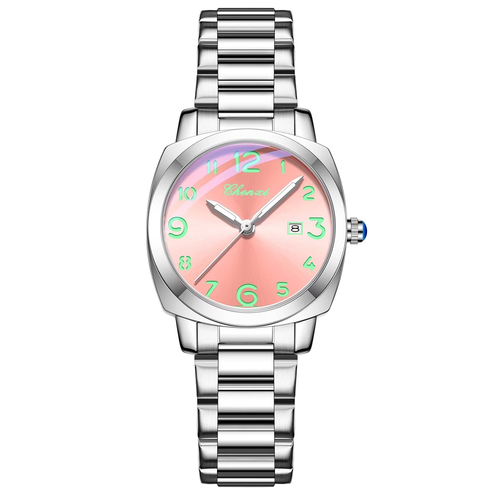 Edelstahl Armbanduhr "Pulsante luce calendariono.3209" - PITANI