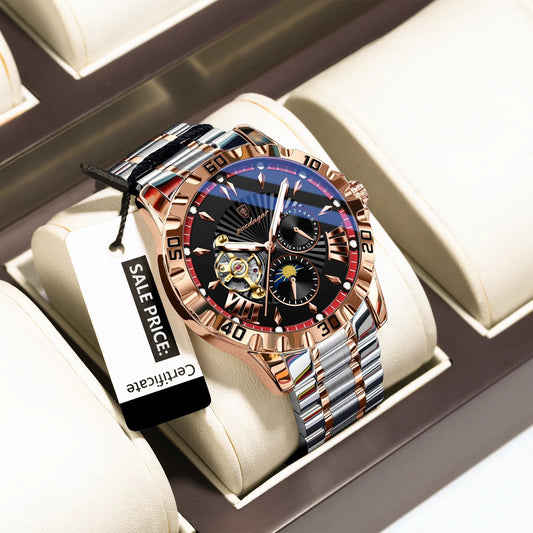 Edelstahl Automatik Armbanduhr "Tourbillon meccanico automatico no.4181" - PITANI