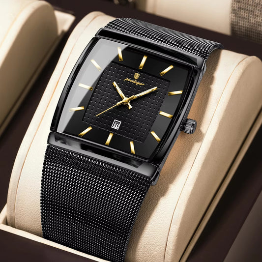 SALE | Ultra dünne Quadratische Armbanduhr "Orologio da polso da uomo rettangolare no.4179" - PITANI