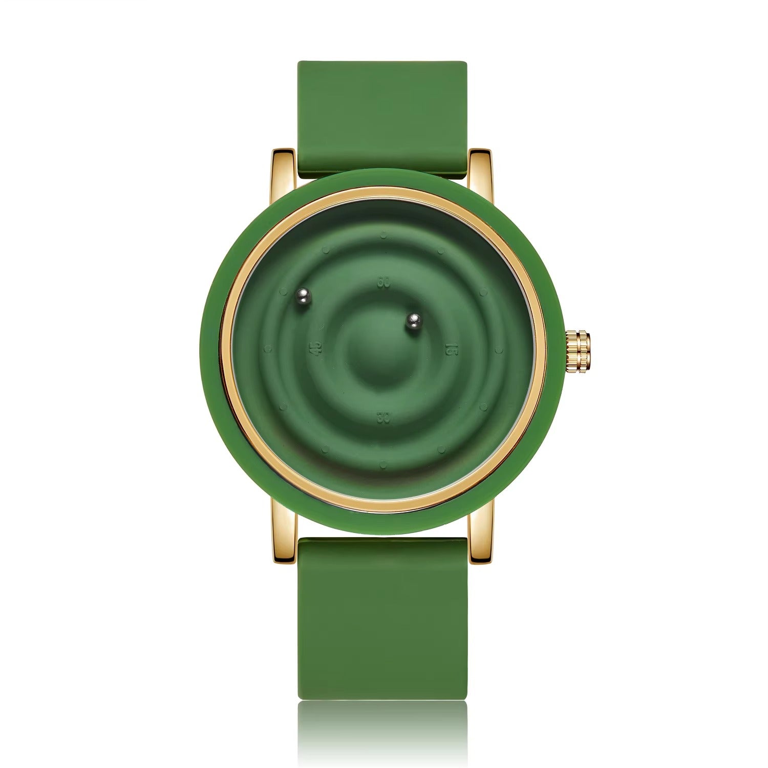 Außergewöhnliche Armbanduhr mit magnetischen Kugelzeiger "Magnetico galleggiante no.3214" - PITANI