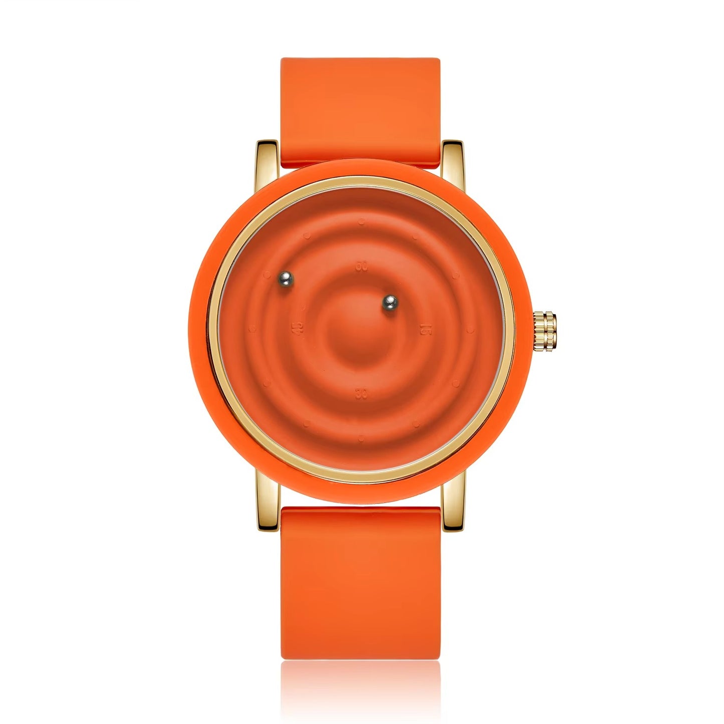 Außergewöhnliche Armbanduhr mit magnetischen Kugelzeiger "Magnetico galleggiante no.3214" - PITANI