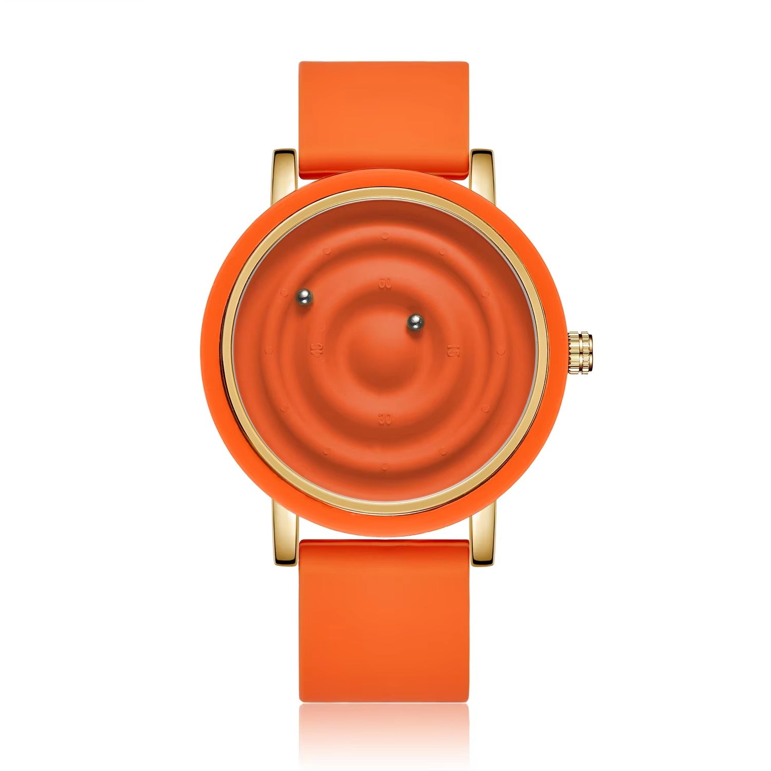 Außergewöhnliche Armbanduhr mit magnetischen Kugelzeiger "Magnetico galleggiante no.3214" - PITANI