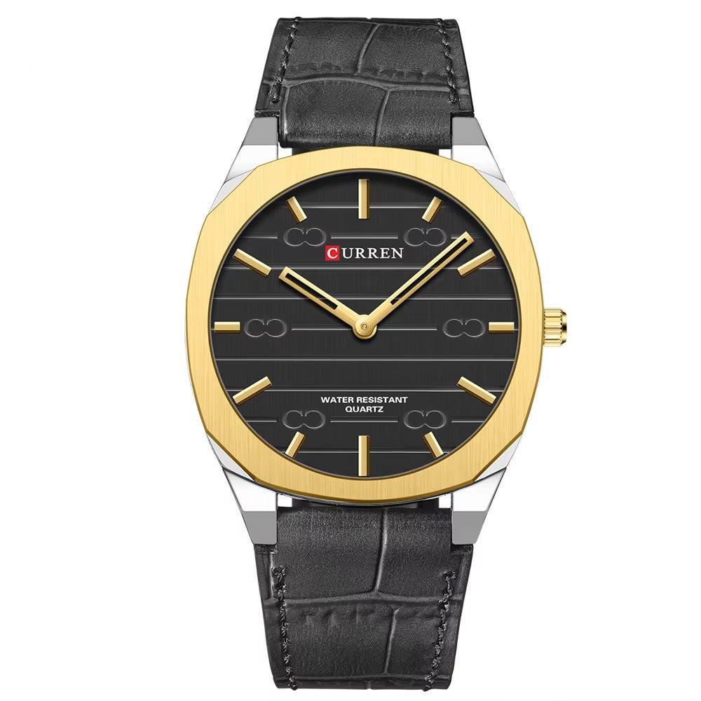 Minimalistisch moderne Leder Armbanduhr "Sottile alla moda no.5224“ - PITANI