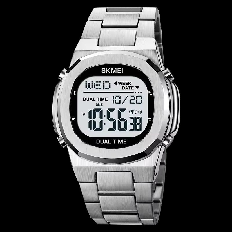 Digitale Edelstahl Armbanduhr "Elettronica di lusso no.5276“ - PITANI