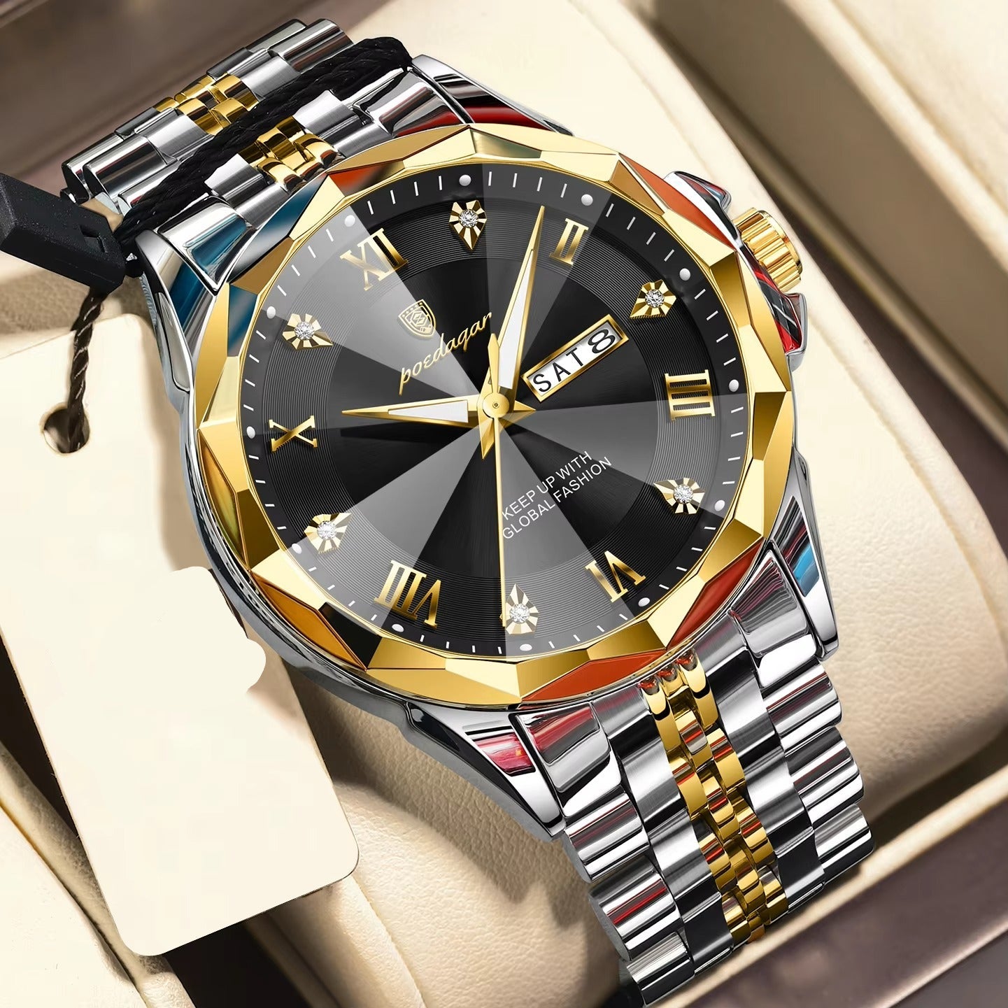 Elegante Edelstahl Business Armbanduhr "Orologio da polso no.5271“ - PITANI