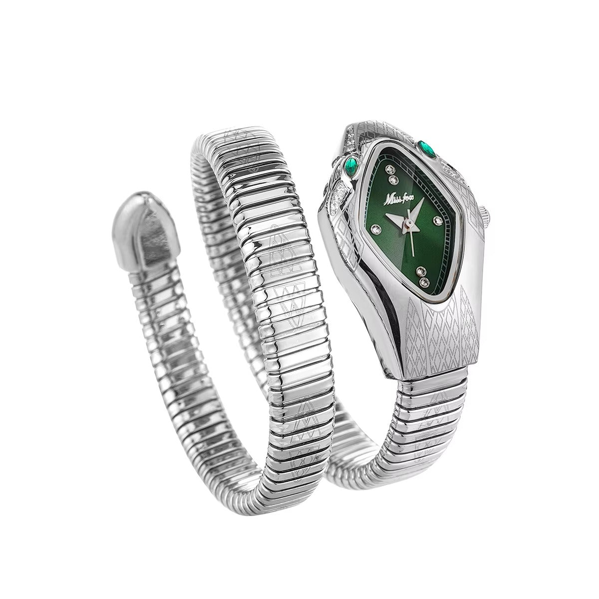 Schlangenförmige Edelstahl Armbanduhr "Orologio del grande belle no.5125" - PITANI