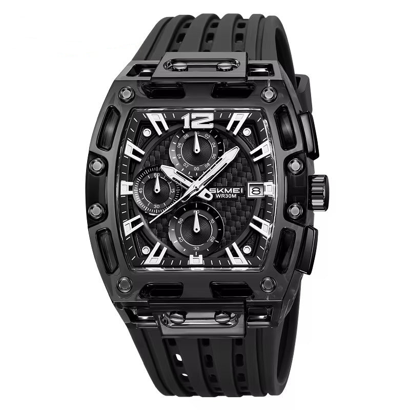 Quadratische Silikon Armbanduhr "Orologio in silicone no.5262“ - PITANI