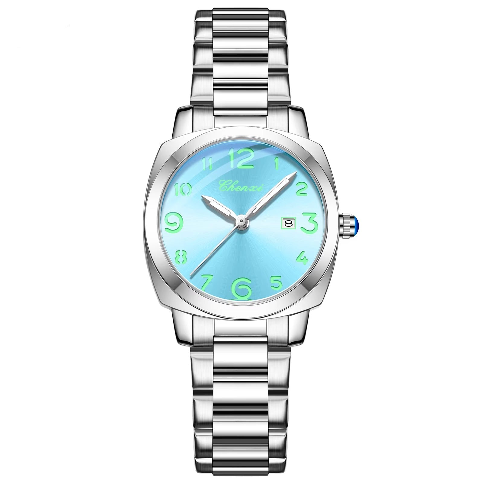 Edelstahl Armbanduhr "Pulsante luce calendariono.3209" - PITANI