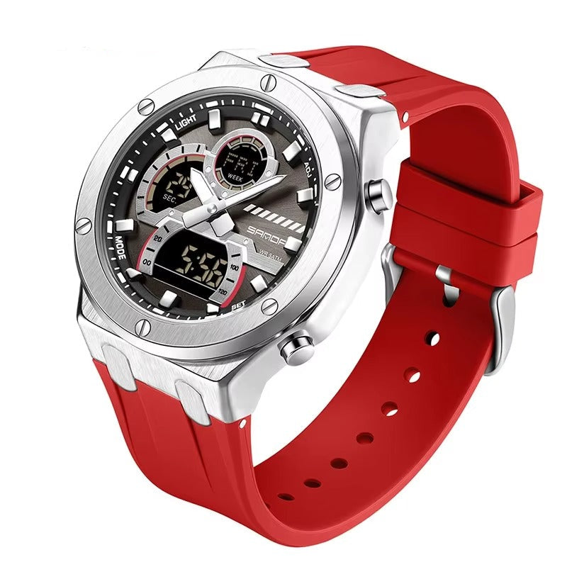 Silikon Armbanduhr "Calendario a doppio display no.5254“ - PITANI