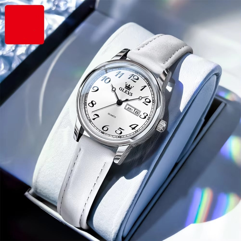 Stilvolle zeitlose Leder Armbanduhr "Arabo impermeabile no.3222" - PITANI