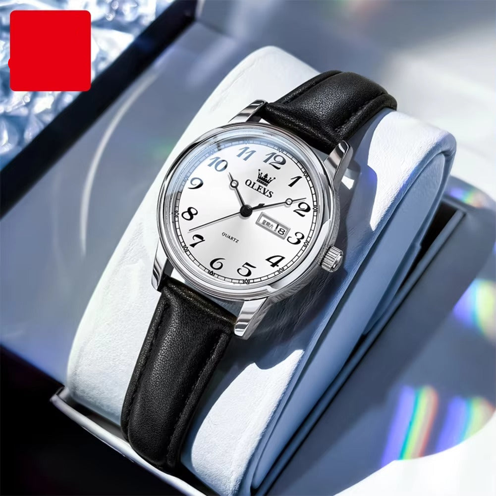 Stilvolle zeitlose Leder Armbanduhr "Arabo impermeabile no.3222" - PITANI