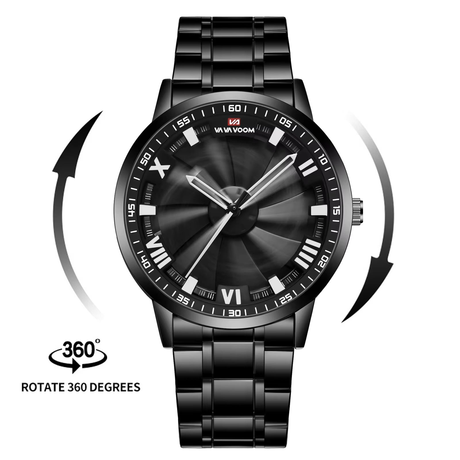 Rotierende Edelstahl Armbanduhr "Ruota rotante no.5256“ - PITANI
