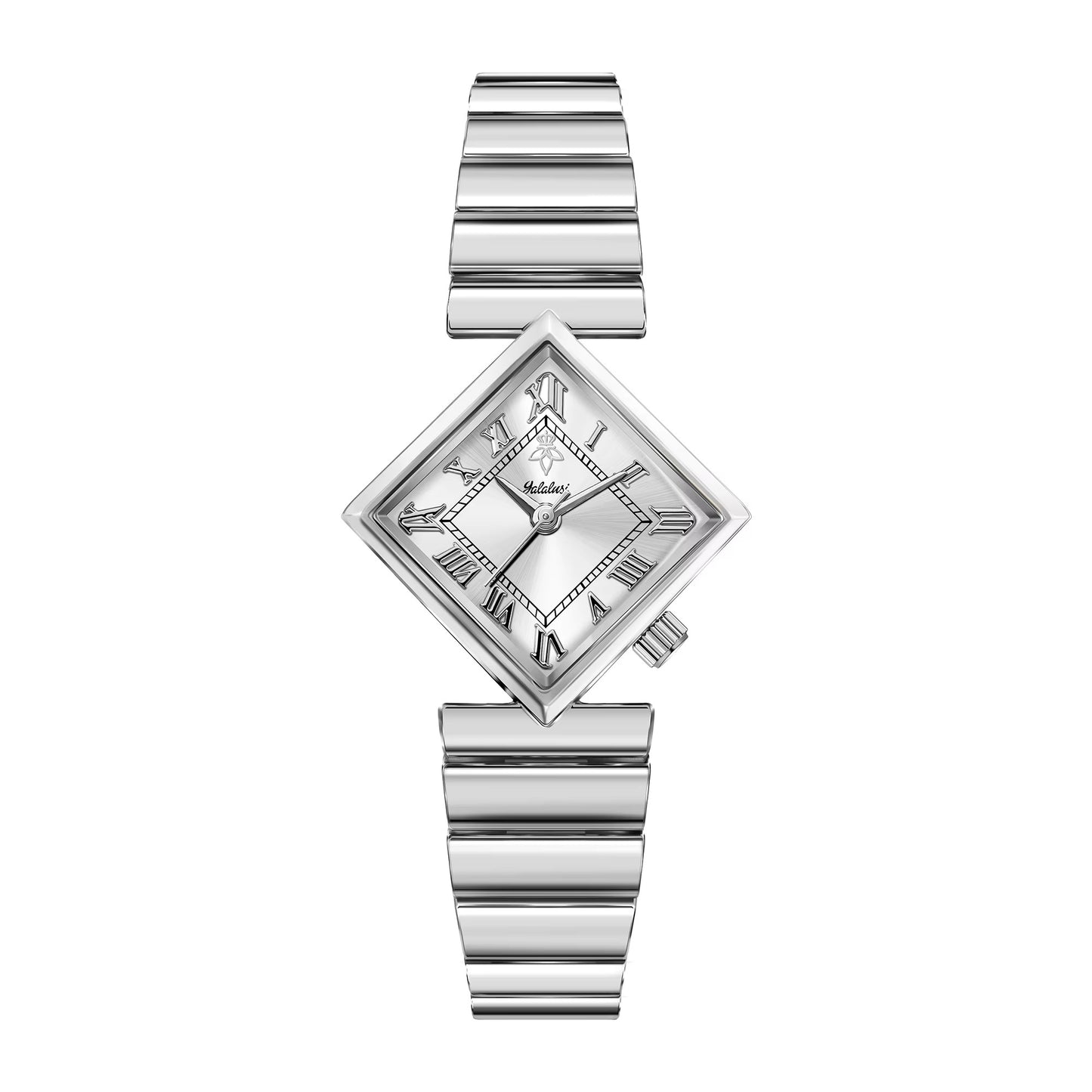 Viereckige elegante Edelstahl Armbanduhr "Resistente ai graffi no.3212" - PITANI