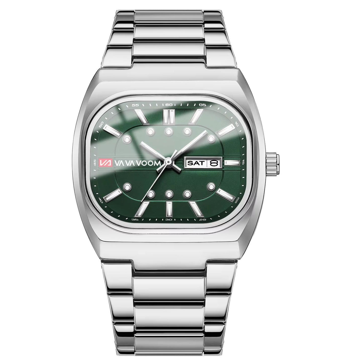 Quadratisch elegante Edelstahl Armbanduhr "Movimento analogico no.5246“ - PITANI