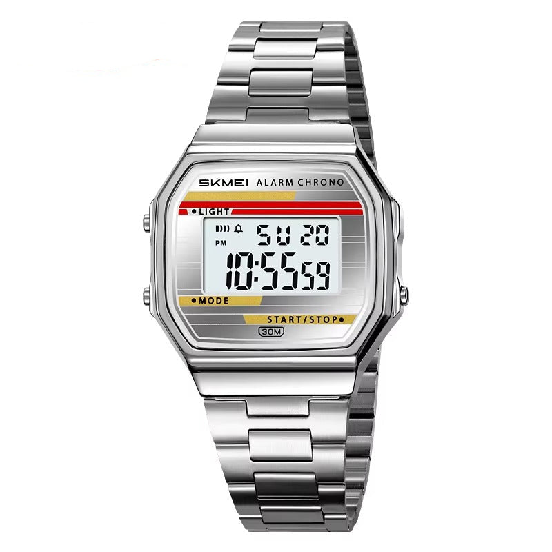 Digitale Edelstahl Armbanduhr "Cronometro digitale no.5227“ - PITANI