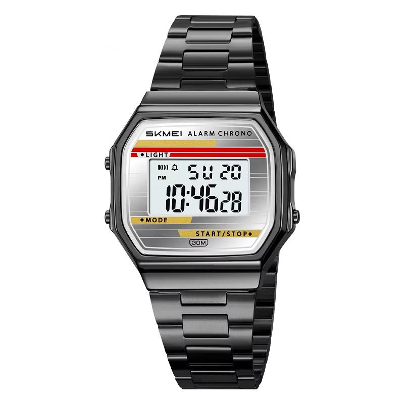 Digitale Edelstahl Armbanduhr "Cronometro digitale no.5227“ - PITANI