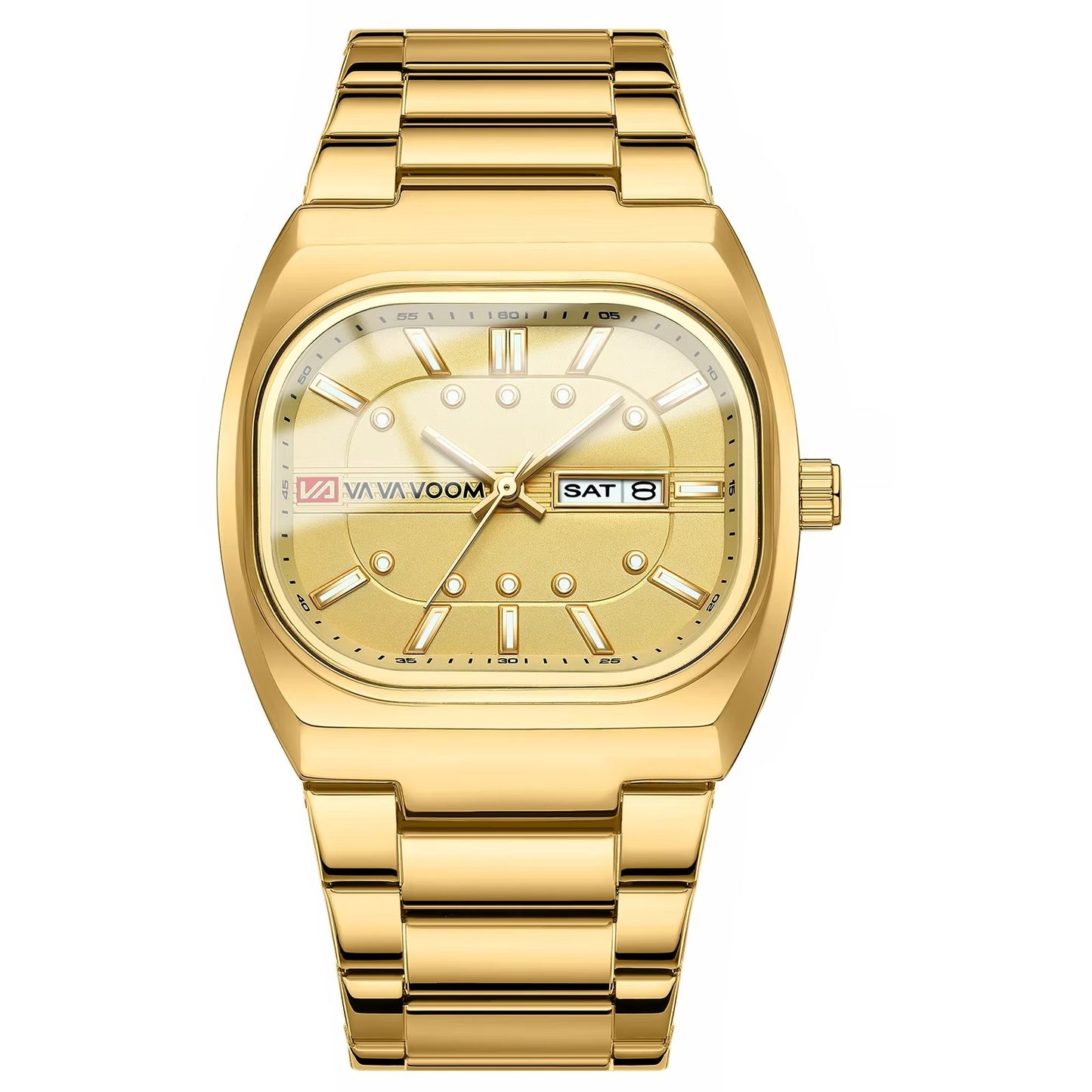 Quadratisch elegante Edelstahl Armbanduhr "Movimento analogico no.5246“ - PITANI