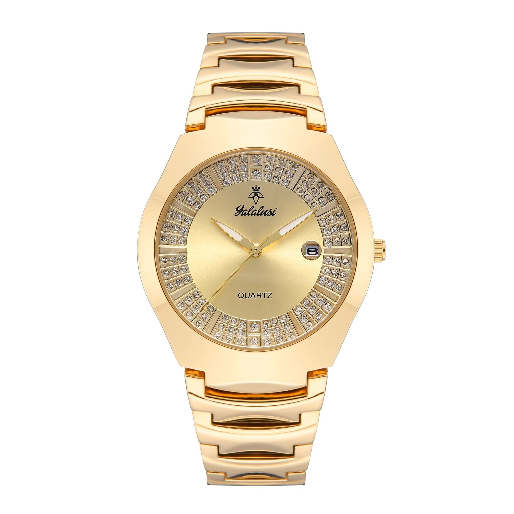 Edelstahl Armbanduhr mit Glitzer Zifferblatt "Stile aziendale no.3207" - PITANI