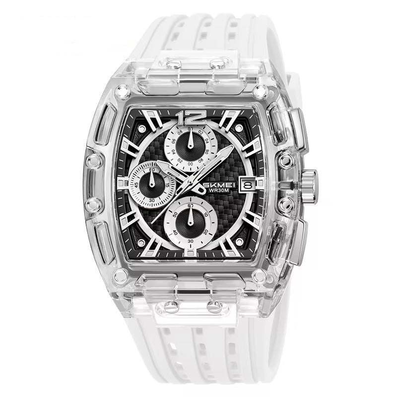 Quadratische Silikon Armbanduhr "Orologio in silicone no.5262“ - PITANI