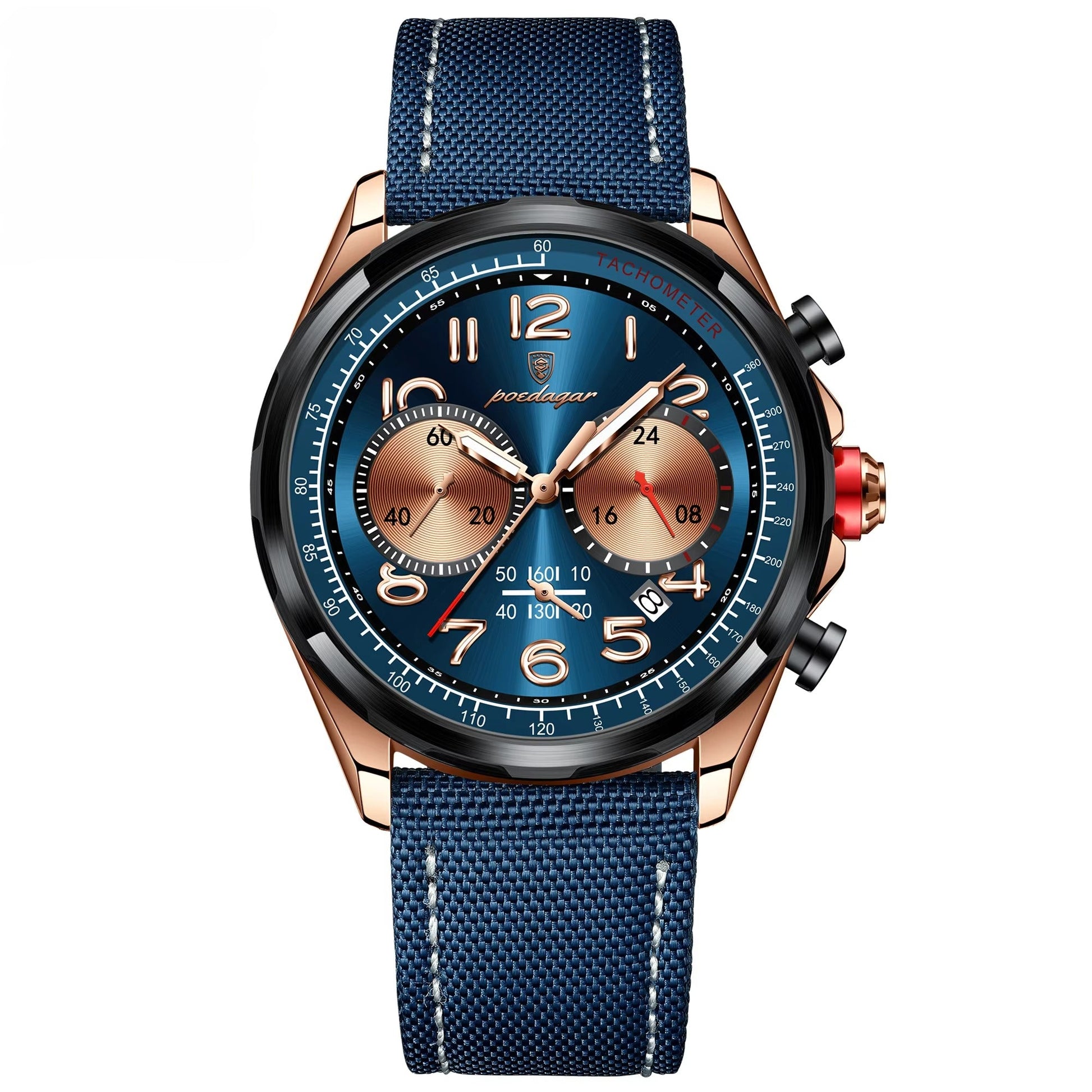 Edelstahl Armbanduhr "Pelle di nylon luminosa no.4145" - PITANI