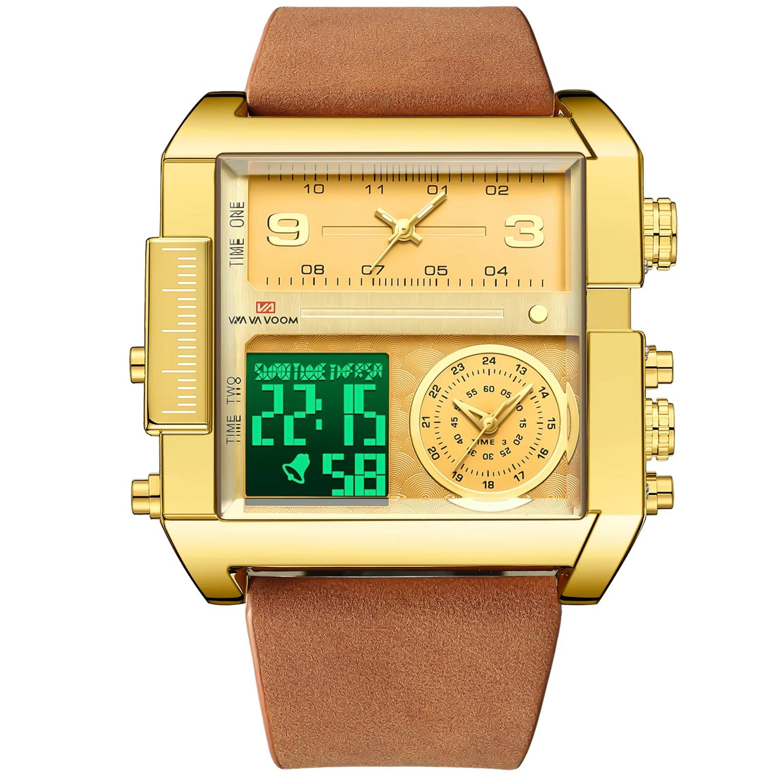 Große Leder Armbanduhr "Cinturino in pelle no.5297“ - PITANI