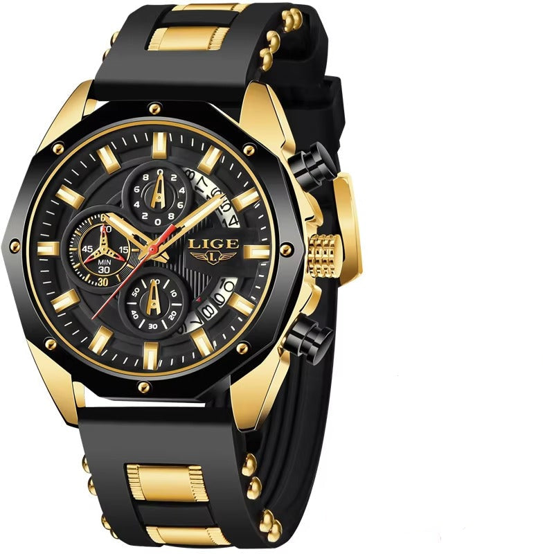 Edelstahl Armbanduhr "Militare in silicone no.4114" - PITANI