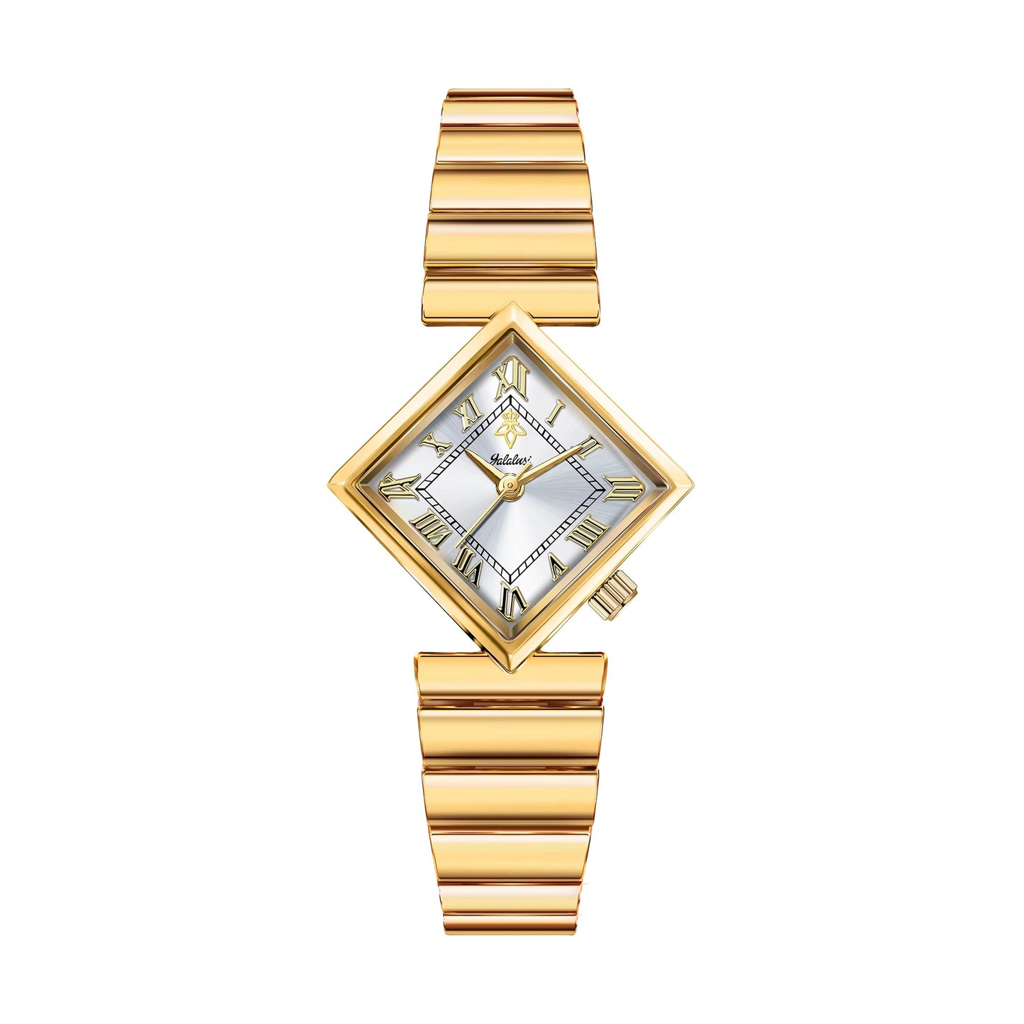 Viereckige elegante Edelstahl Armbanduhr "Resistente ai graffi no.3212" - PITANI