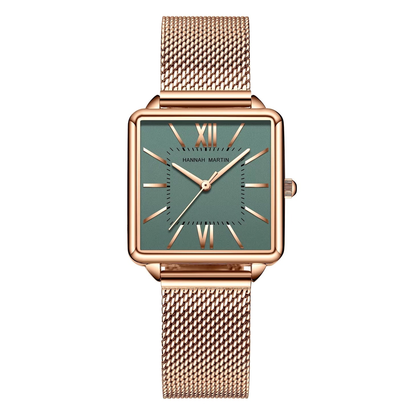 Quadratisch minimalistische Mesh Armbanduhr "Orologio regalo per donna no.5146" - PITANI