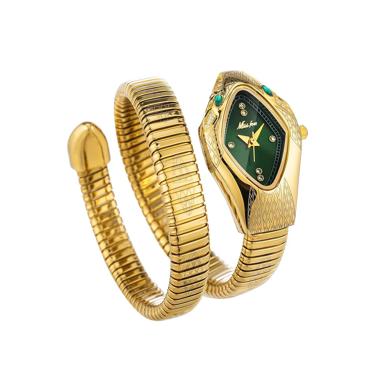 Schlangenförmige Edelstahl Armbanduhr "Orologio del grande belle no.5125" - PITANI