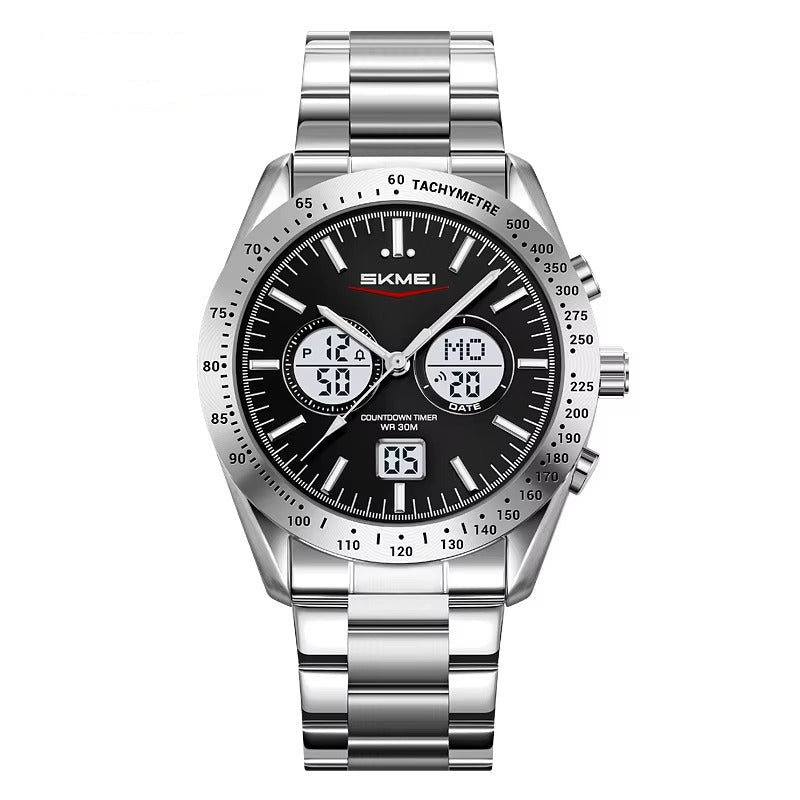 Edelstahl Armbanduhr "Doppio display no.5255“ - PITANI