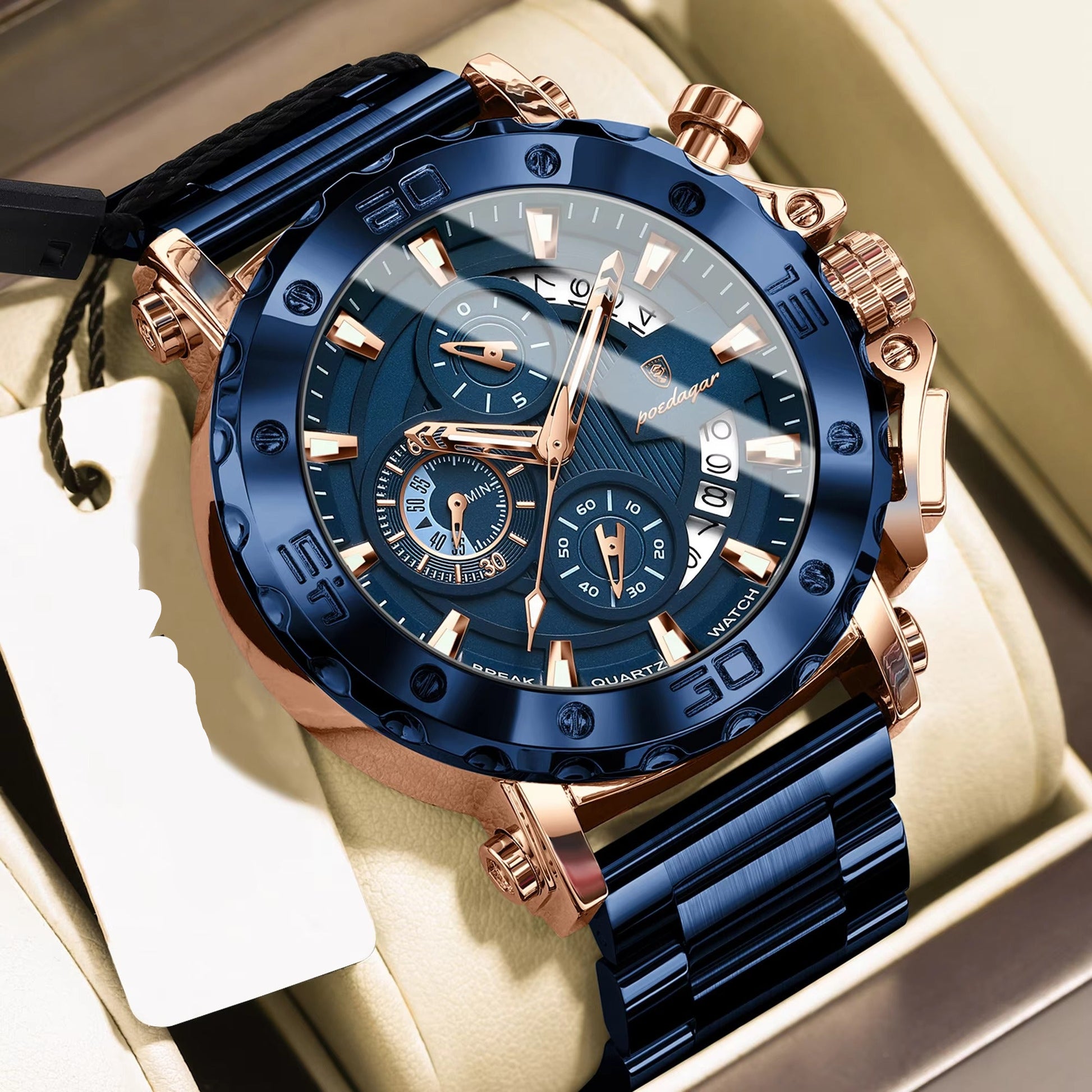 Edelstahl Armbanduhr "Moda Uomo no.5238“ - PITANI