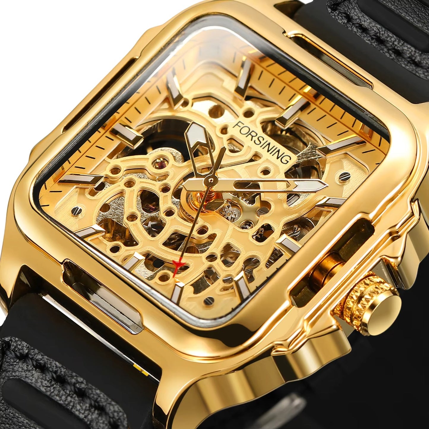 Quadratische Automatik Armbanduhr "Militare di acciaio no.5290“ - PITANI