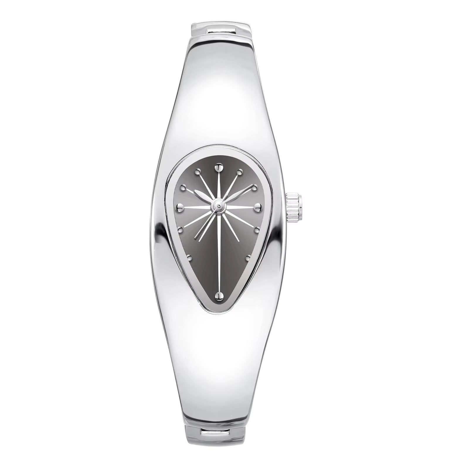 Außergewöhnliche Edelstahl Armbanduhr in Wassertropfen Form "Lama creativa die acqua no.3208" - PITANI