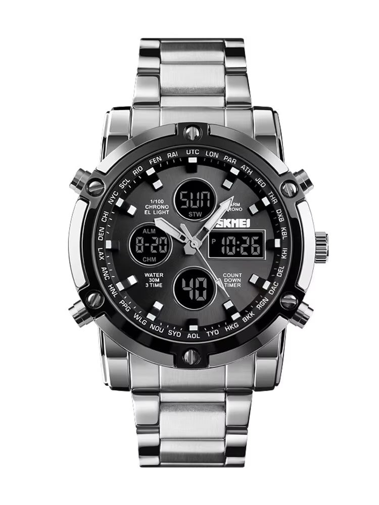 Außergewöhnliche Edelstahl Armbanduhr "Movimento al quarzo no.5275“ - PITANI