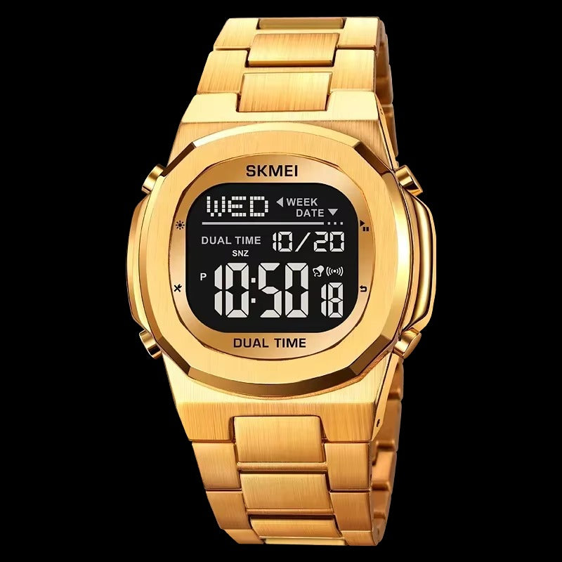 Digitale Edelstahl Armbanduhr "Elettronica di lusso no.5276“ - PITANI