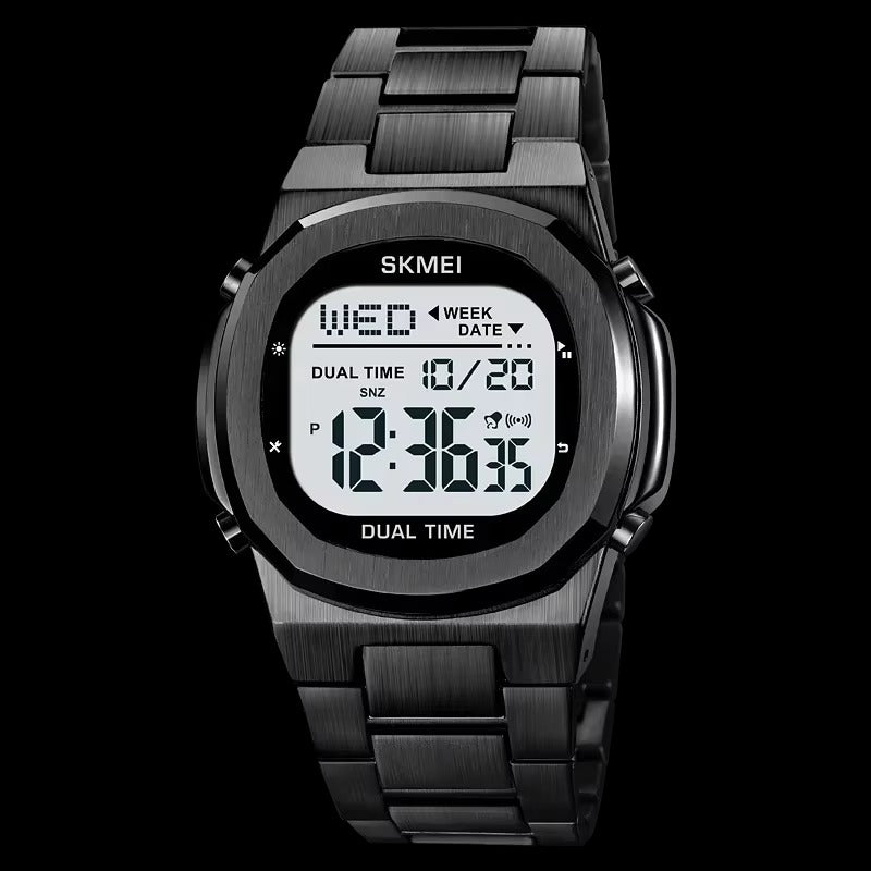 Digitale Edelstahl Armbanduhr "Elettronica di lusso no.5276“ - PITANI