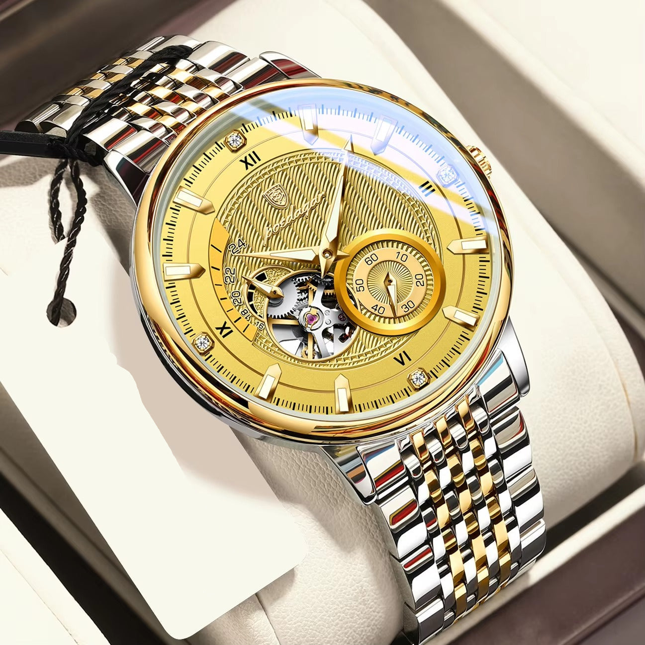 Edelstahl Automatik Armbanduhr "Meccanica automatica no.5242“ - PITANI