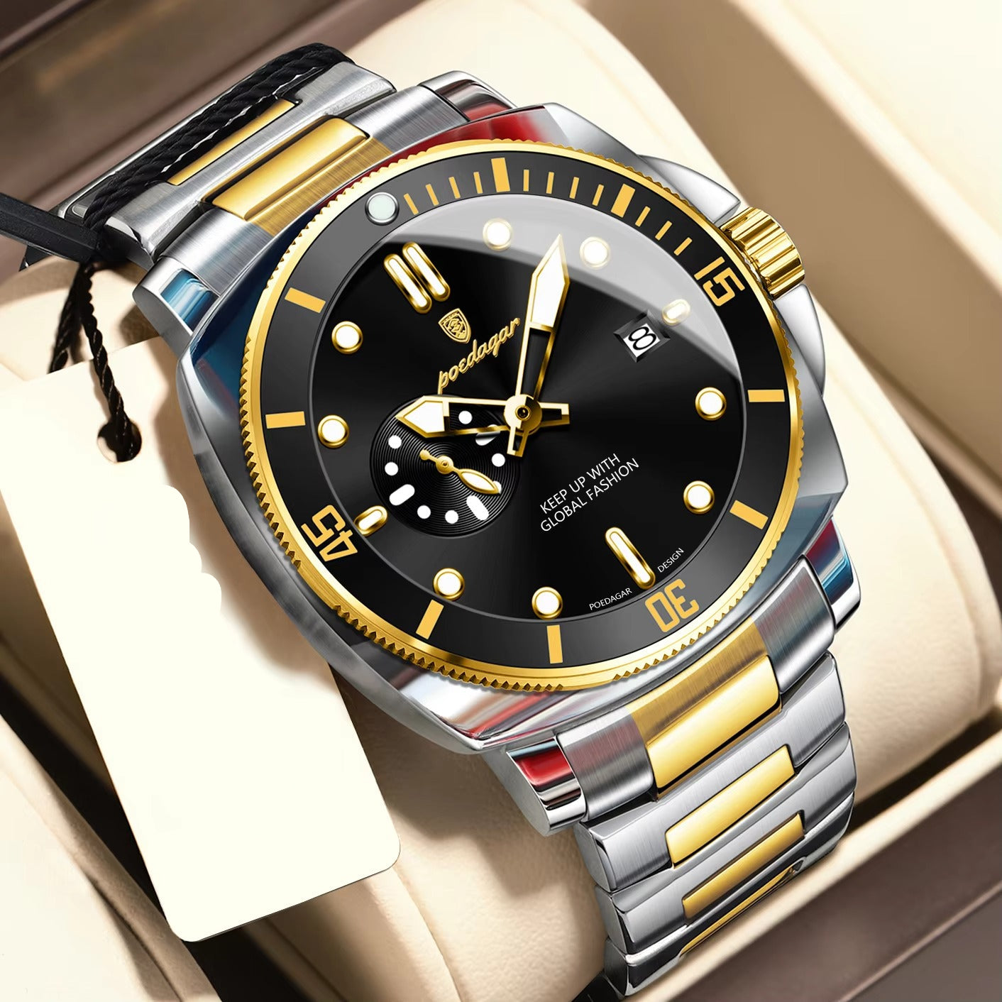 Edelstahl Armbanduhr "Orologio da uomo alla moda no.4152" - PITANI