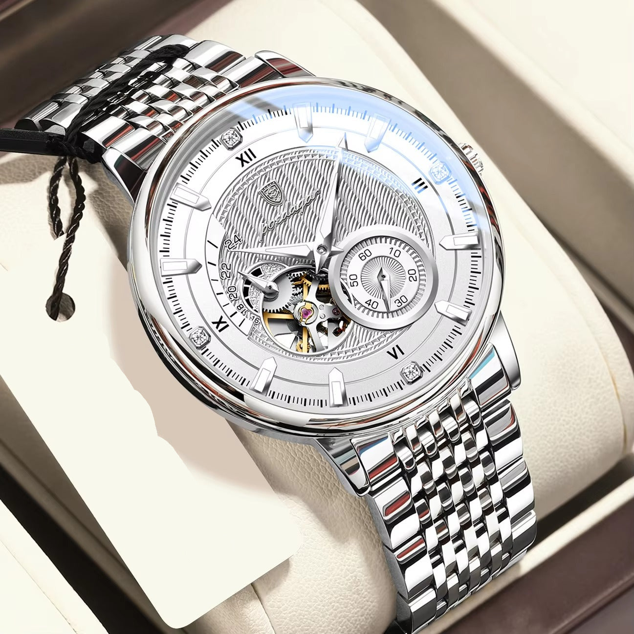 Edelstahl Automatik Armbanduhr "Meccanica automatica no.5242“ - PITANI