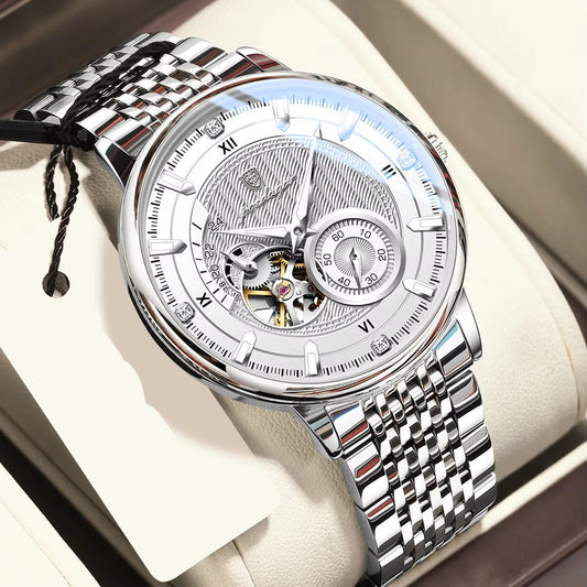 Edelstahl Automatik Armbanduhr "Meccanica automatica no.5242“ - PITANI