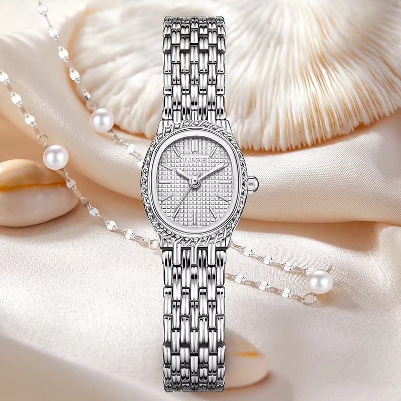 Ovale Edelstahl Armbanduhr "Sport semplici no.3216" - PITANI