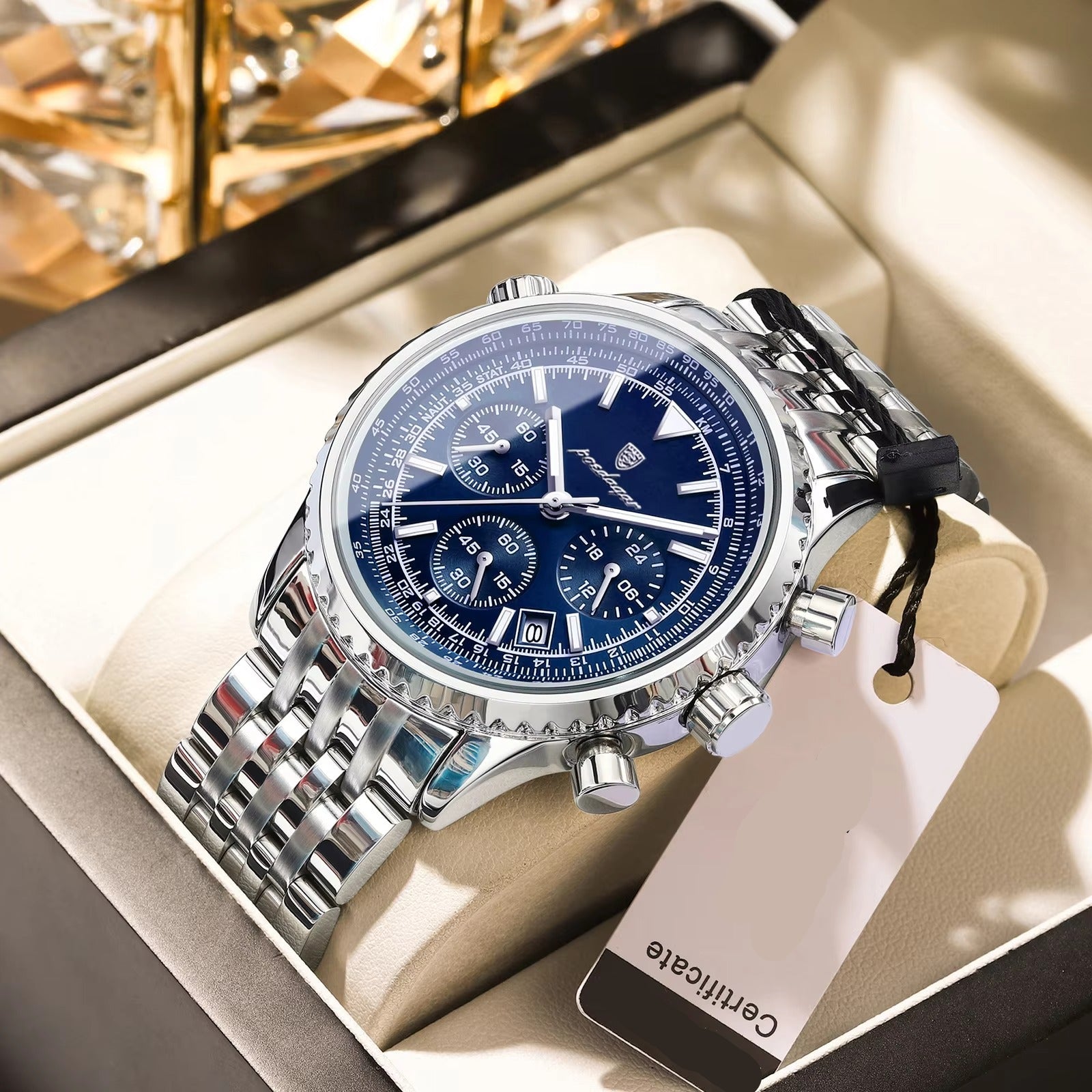 Edelstahl Armbanduhr "Orologio militare da uomo impermeabile no.4182" - PITANI