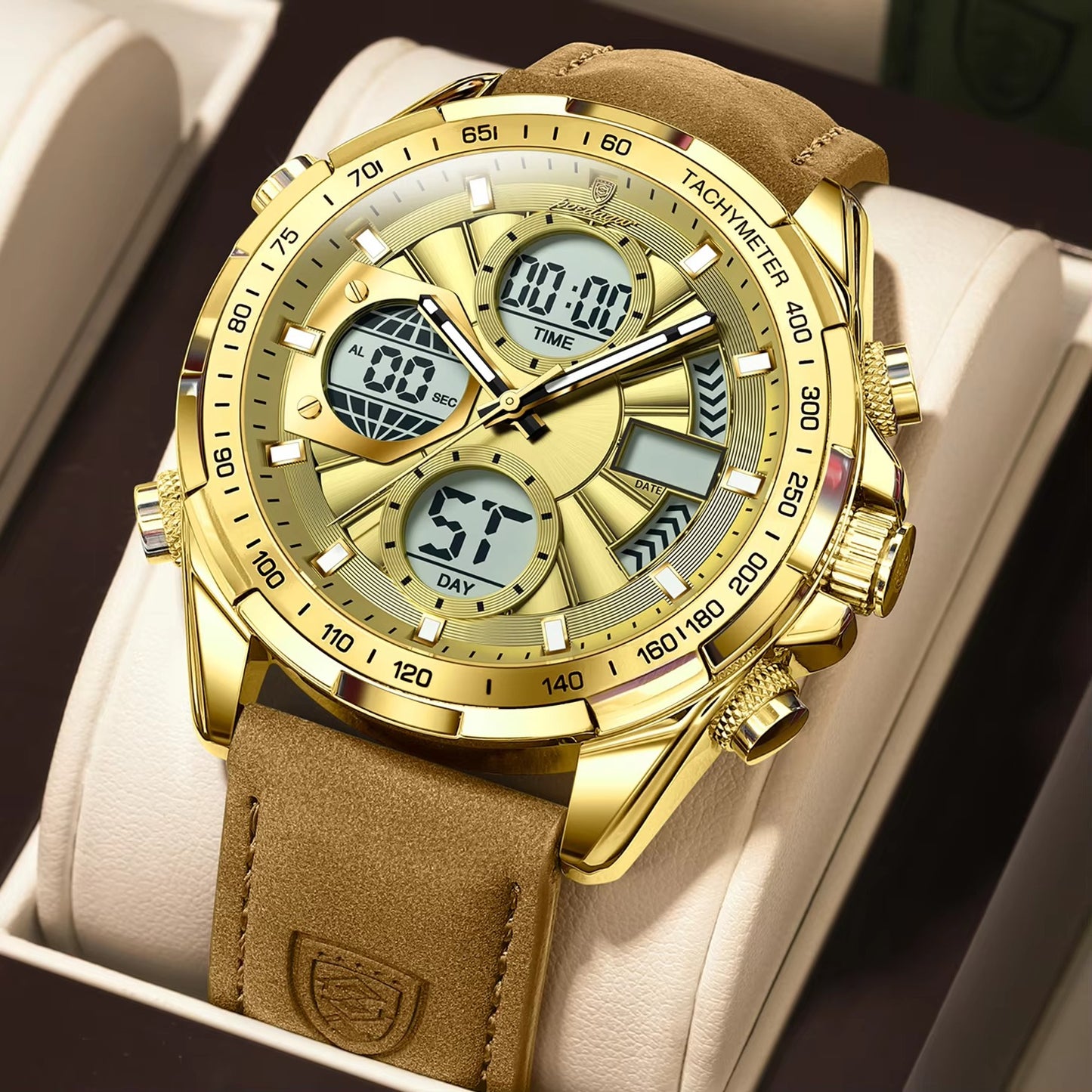 LED Dreifachanzeige Armbanduhr "Display digitale no.5243“ - PITANI