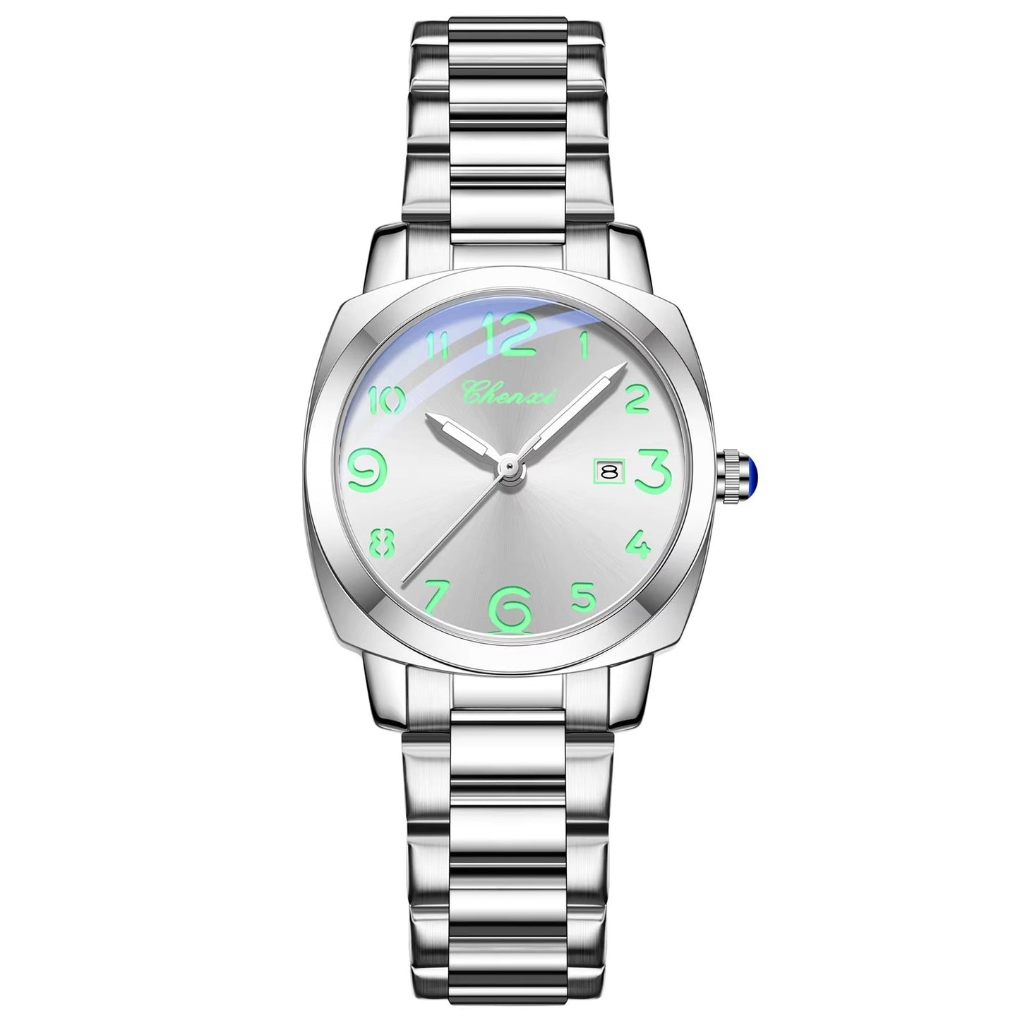 Edelstahl Armbanduhr "Pulsante luce calendariono.3209" - PITANI