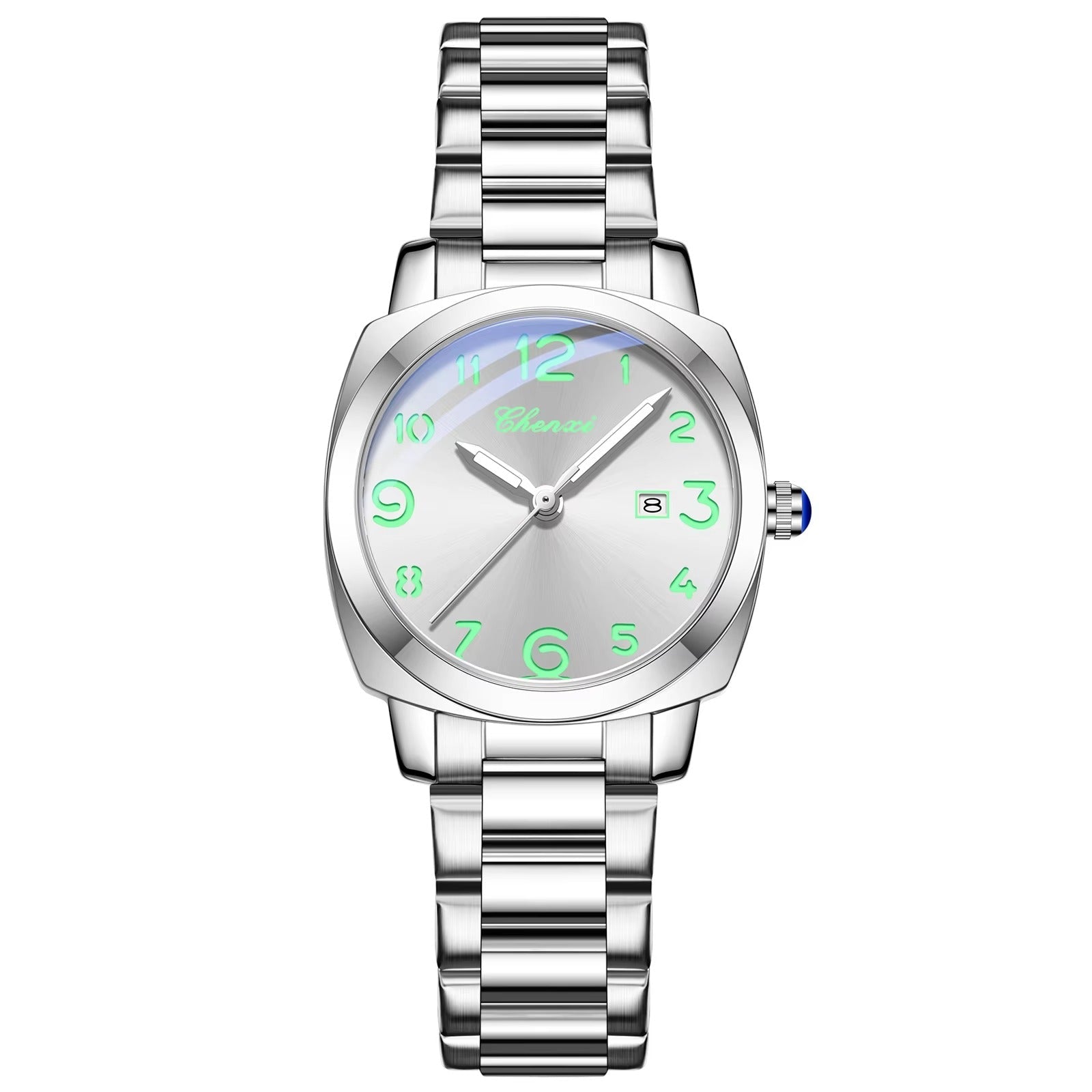 Edelstahl Armbanduhr "Pulsante luce calendariono.3209" - PITANI