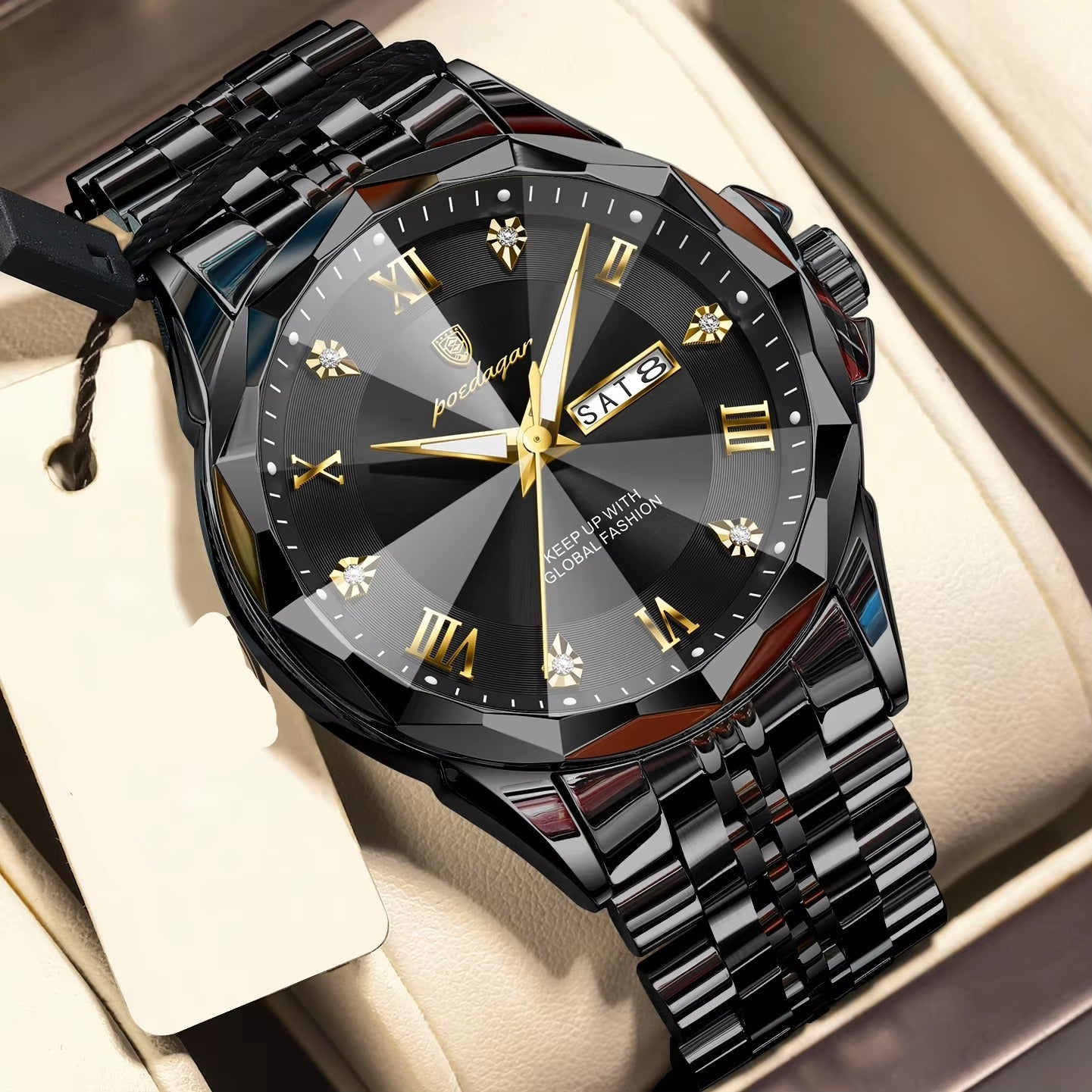 Elegante Edelstahl Business Armbanduhr "Orologio da polso no.5271“ - PITANI